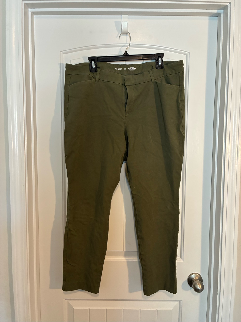 Olive Green Chino Dress Pants